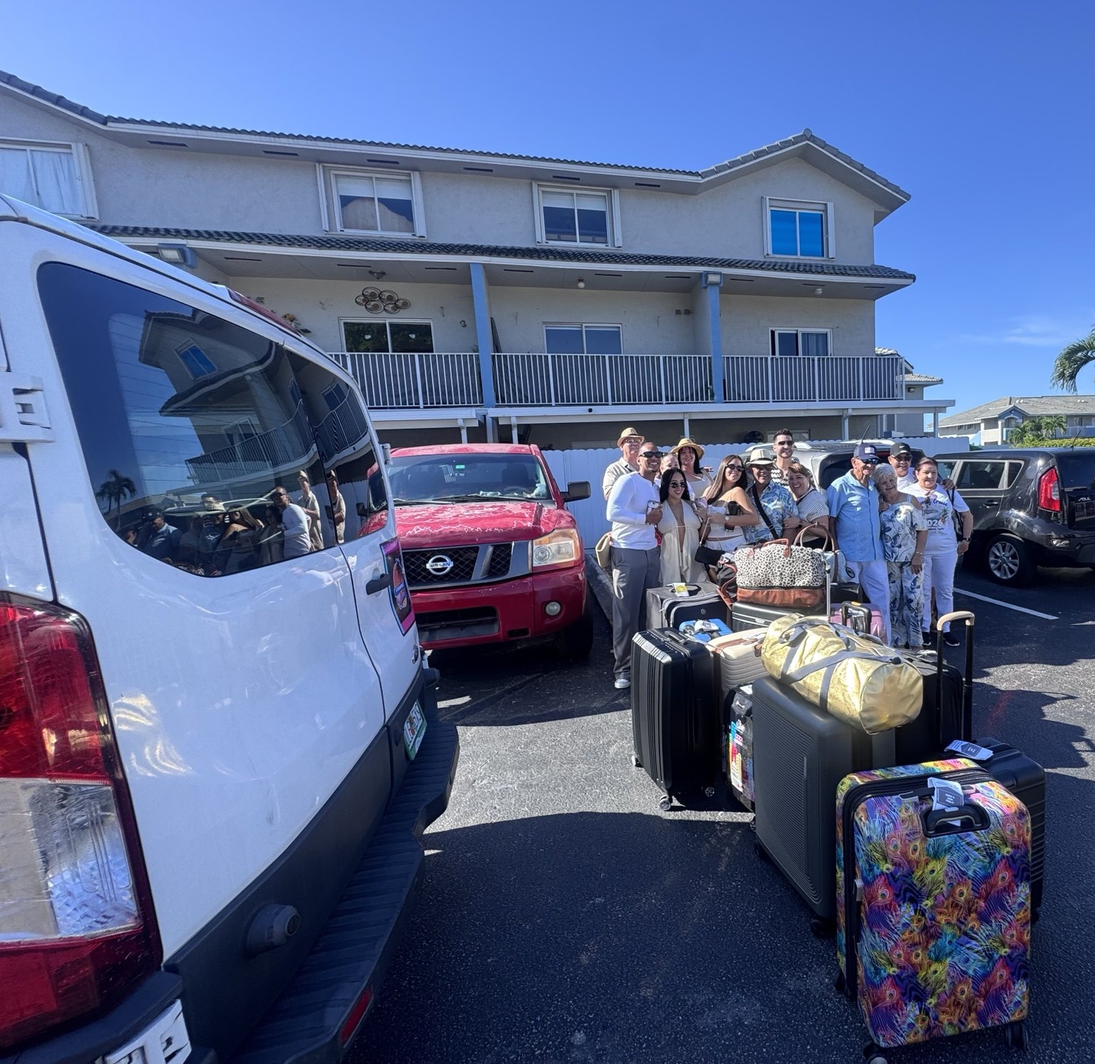South Florida group transportation customer pickup